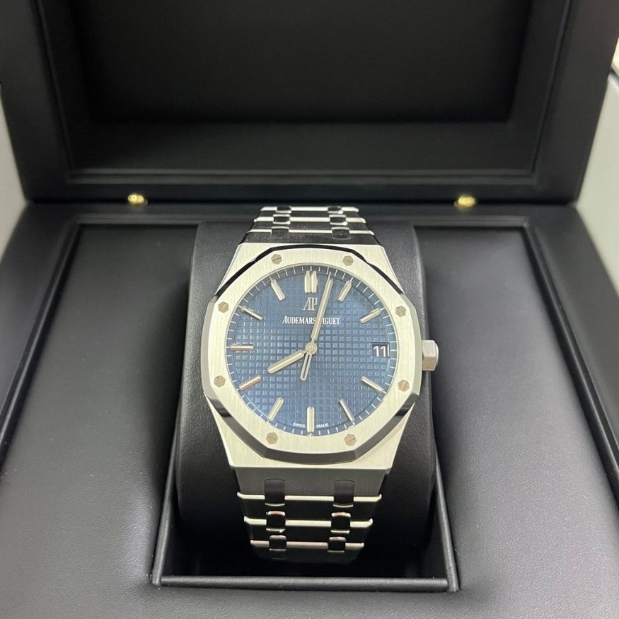 ROYAL OAK 41MM 15500 BLUE DIAL